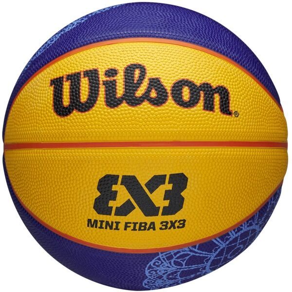Wilson Wilson FIBA 3X3 MINI BSKT PARIS 2024 Мини баскетболна топка, жълто, размер