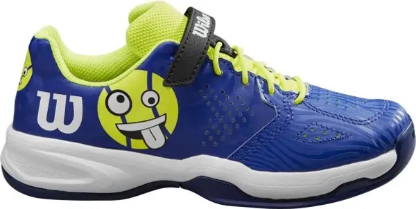 Wilson Wilson KAOS EMO KIDS Детски обувки за тенис, синьо, размер 28