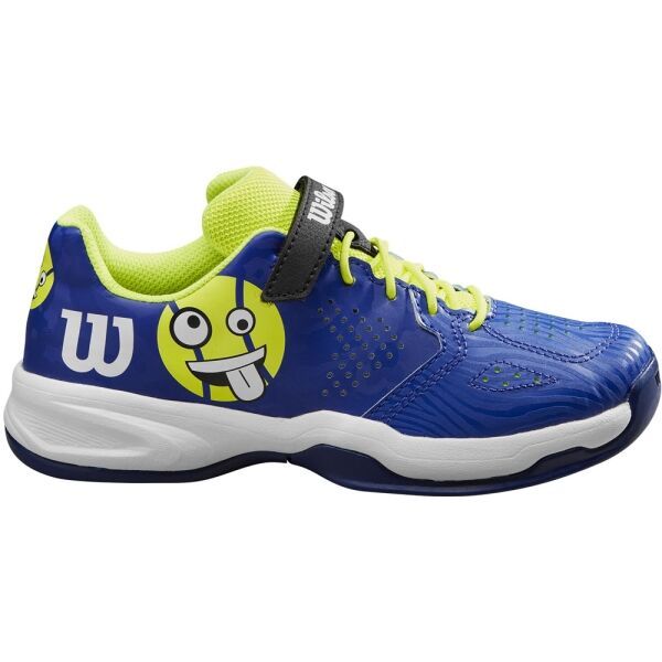 Wilson Wilson KAOS EMO KIDS Детски обувки за тенис, синьо, размер 32 2/3