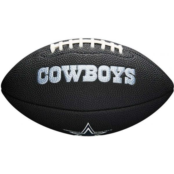 Wilson Wilson MINI NFL TEAM SOFT TOUCH FB BL DL Топка за американски футбол, черно, размер