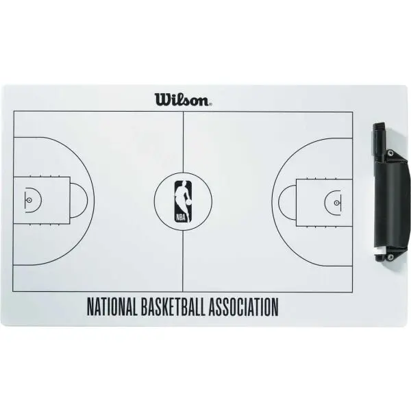 Wilson Wilson NBA COACHES DRY ERASE BOARD Тактическа дъска, бяло, размер