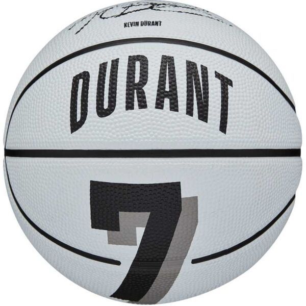 Wilson Wilson NBA PLAYER ICON MINI BSKT DURANT 3 Мини баскетболна топка, бяло, размер
