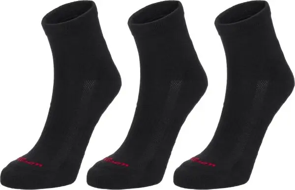 Wilson Wilson QUARTER HALF TERRY 3PP Чорапи, черно, размер