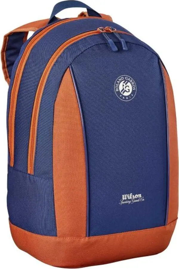 Wilson Wilson ROLAND GARROS 2026 TEAM JR BACKPACK Раница за тенис ракети, тъмносин, размер