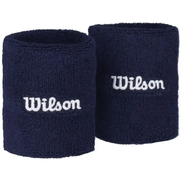 Wilson Wilson U TERRY LOGO WRISTBANDS Лента за китка, тъмносин, размер UNI