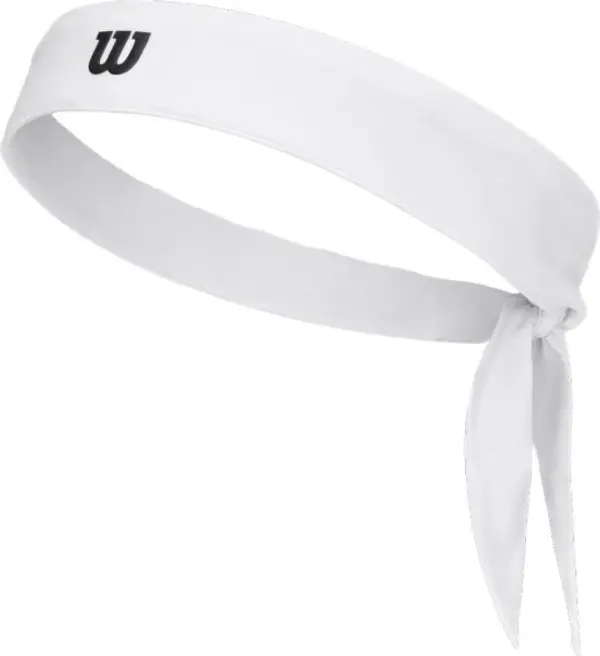 Wilson Wilson U TIE HEADBAND Лента за глава, бяло, размер UNI