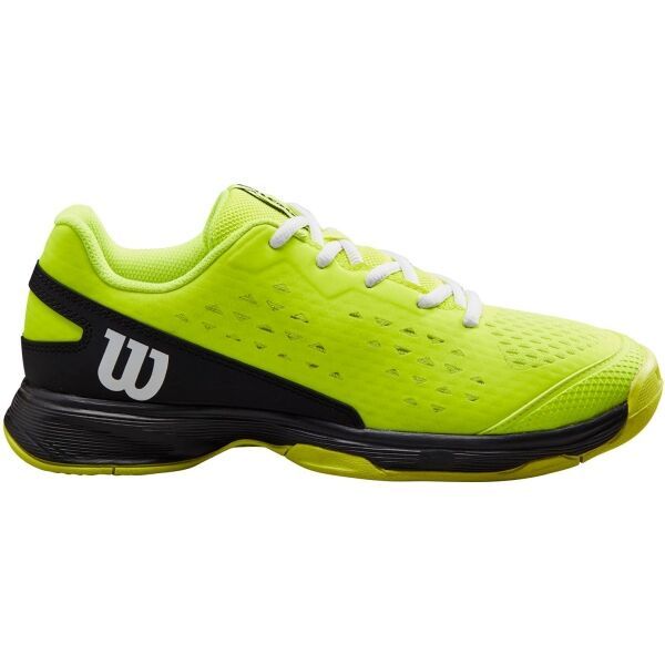 Wilson Wilson RUSH PRO ACE JR 4.0 Юношески обувки за тенис, светлоотразителен неон, размер 37