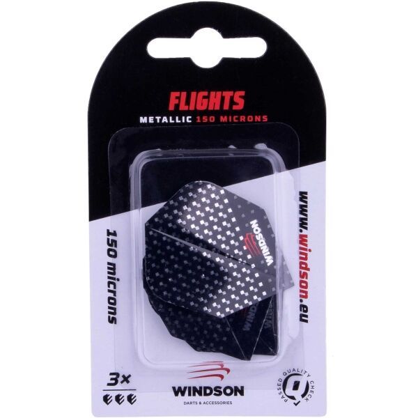 Windson Windson CARBIDE Комплект от три перца за стрелички, черно, размер