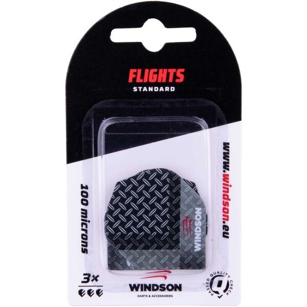Windson Windson ELEMENTARY Комплект от три перца за стрелички, черно, размер