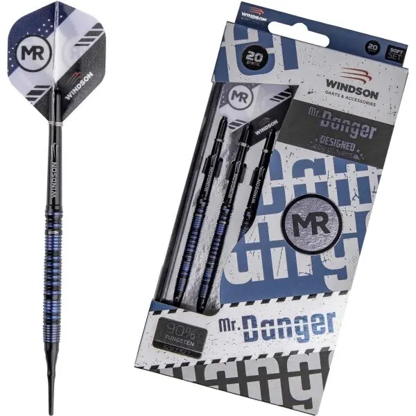 Windson Windson MR. DANGER 20 G Комплект волфрам-стоманени стрелички, черно, размер
