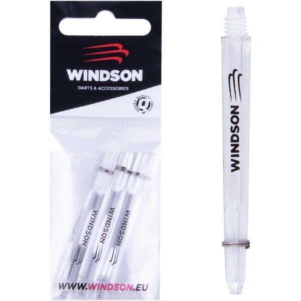 Windson Windson NYLON SHAFT MEDIUM 3 KS Комплект допълнителни алуминиеви накрайници, прозрачно, размер
