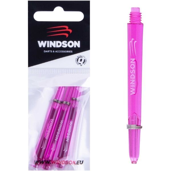 Windson Windson NYLON SHAFT MEDIUM 3 KS Комплект допълнителни алуминиеви накрайници, розово, размер