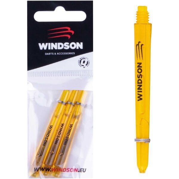 Windson Windson NYLON SHAFT MEDIUM 3 KS Комплект допълнителни алуминиеви накрайници, жълто, размер