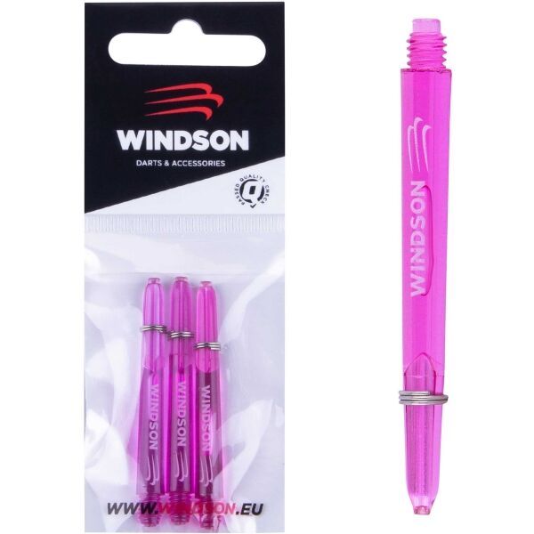 Windson Windson NYLON SHAFT SHORT 3 KS Комплект допълнителни алуминиеви накрайници, розово, размер