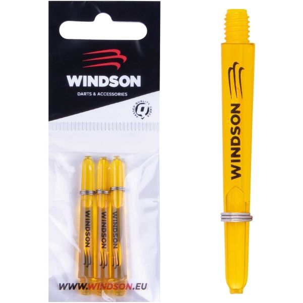 Windson Windson NYLON SHAFT SHORT 3 KS Комплект допълнителни алуминиеви накрайници, жълто, размер