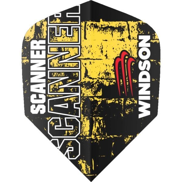 Windson Windson SCANNER 150 M 3 KS Перца за дартс стрелички, жълто, размер