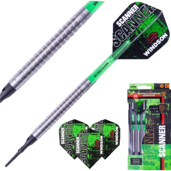 Windson Windson SCANNER 18 G Комплект волфрамови стрелички с пластмасови накрайници, микс, размер
