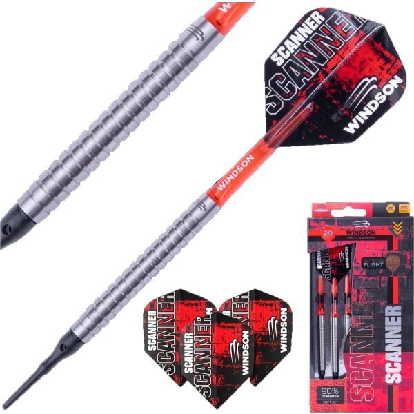 Windson Windson SCANNER 20 G Комплект волфрамови стрелички с пластмасови накрайници, микс, размер