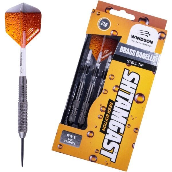 Windson Windson SET SHTAMGAST 21 G Комплект стрелички с метален връх, сребърно, размер