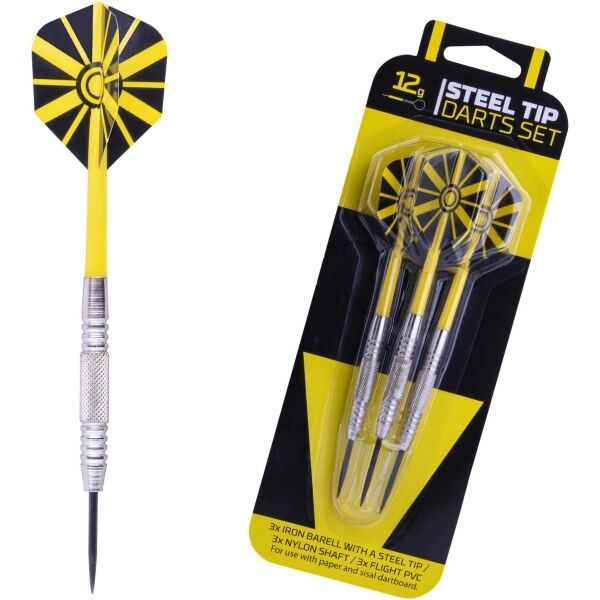 Windson Windson SET STEELDARTS 12 G Комплект стрелички с метален връх, сребърно, размер