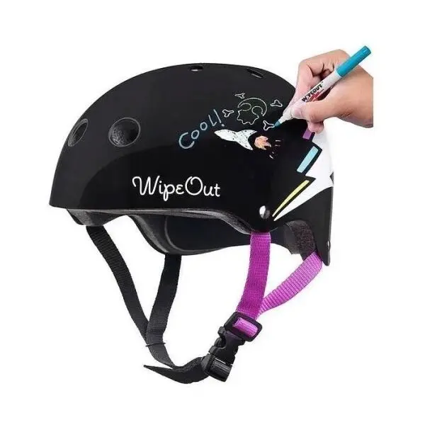 WIPEOUT WIPEOUT TEAL 5+ Детска каска за колоездене, черно, размер (49 - 52)