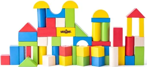 WOODY WOODY DICE 50 KS Дървен строител, микс, размер