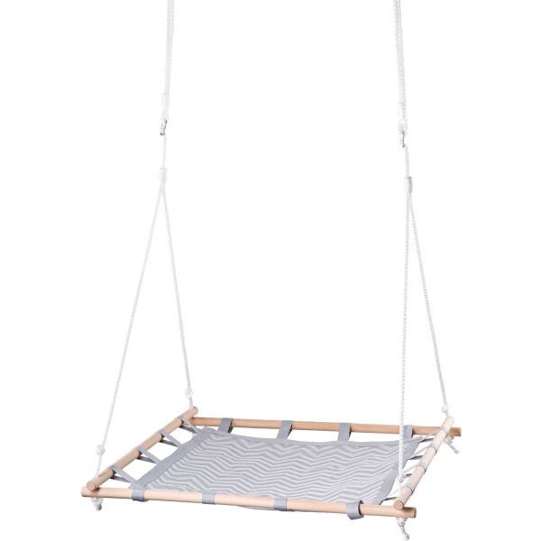 WOODY WOODY ROCKING SQUARE 100 cm Люлеещо се кубче, сиво, размер