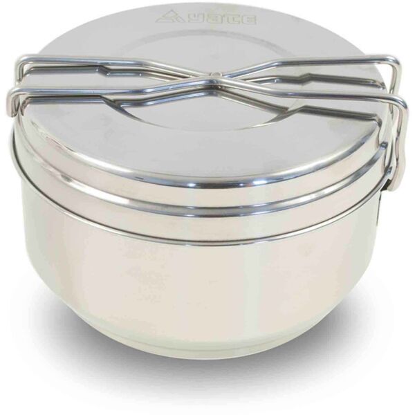 YATE YATE EŠUS 3 DÍLY Туристически комплект- съдове, сребърно, размер