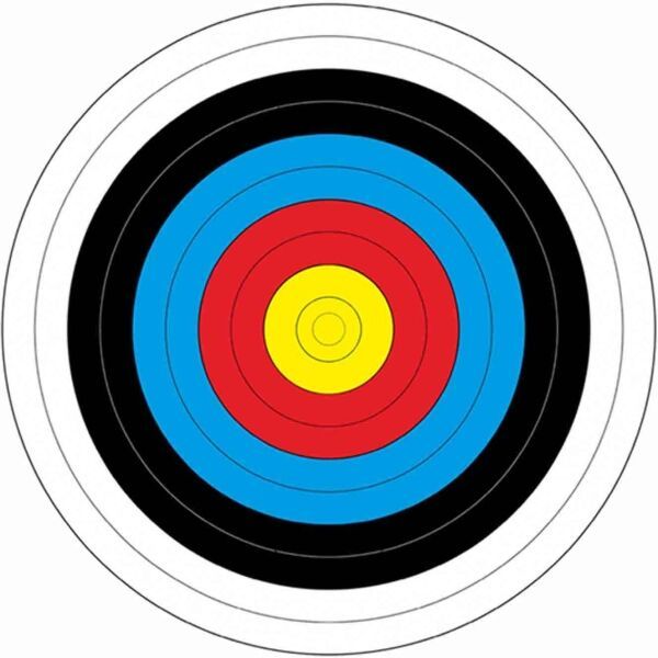 YATE YATE PAPÍROVÝ TERČ &oslash; 60 cm Комплект хартиени мишени, микс, размер