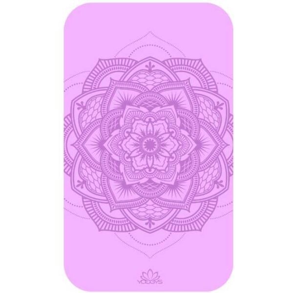 YOGGYS YOGGYS NON-SLIP YOGA MAT SMALL MANDALA Постелка за йога при пътувания, лилаво, размер