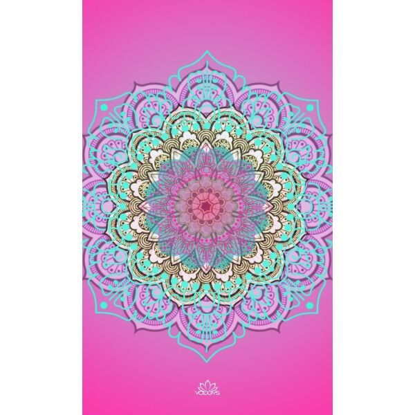 YOGGYS YOGGYS SMALL TOWEL LOTUS BLOSSOM Хавлия за йога, розово, размер
