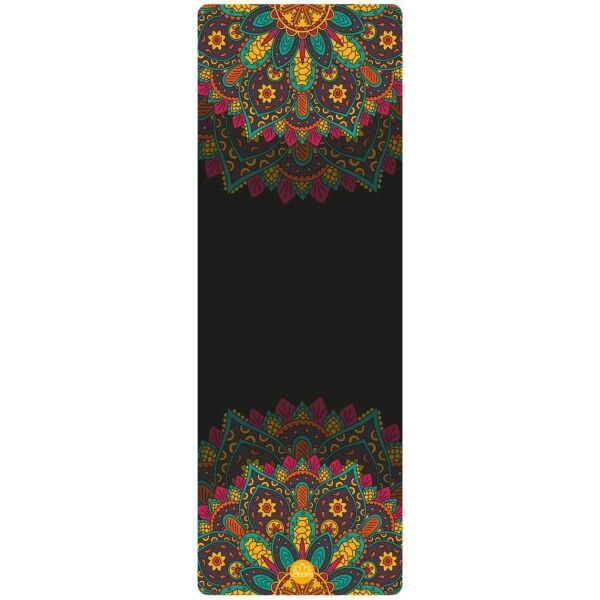 YOGGYS YOGGYS TRAVEL YOGA MAT 1 MM VINTAGE MANDALA Постелка за йога при пътувания, черно, размер