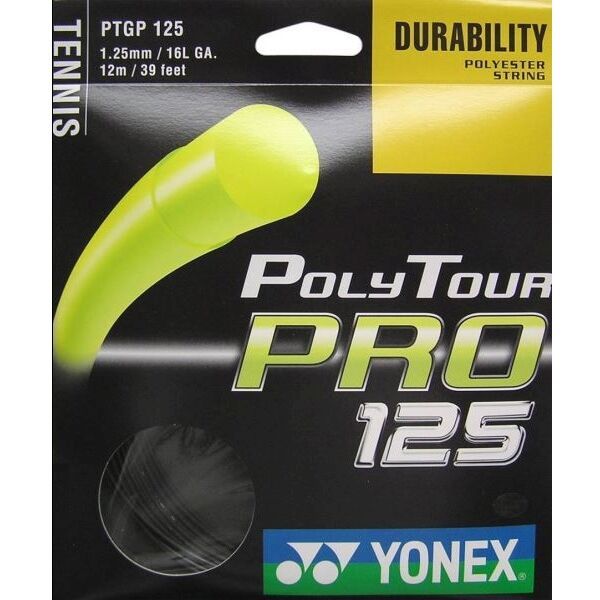 Yonex Yonex POLY TOUR PRO 125 Тенис кордаж, сиво, размер