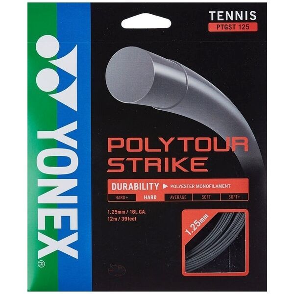 Yonex Yonex POLY TOUR STRIKE 125 Тенис кордаж, черно, размер