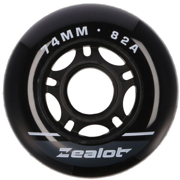 Zealot Zealot INLINE WHEELS 4 PACK 74-82A Комплект резервни колекца за in-line ролери, черно, размер os