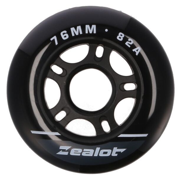 Zealot Zealot INLINE WHEELS 4 PACK 76-82A Комплект резервни колекца за in-line ролери, черно, размер os