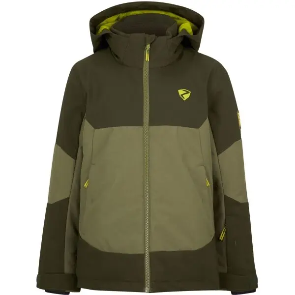 Ziener Ziener AGIMO-Z Детско ски яке, khaki, размер