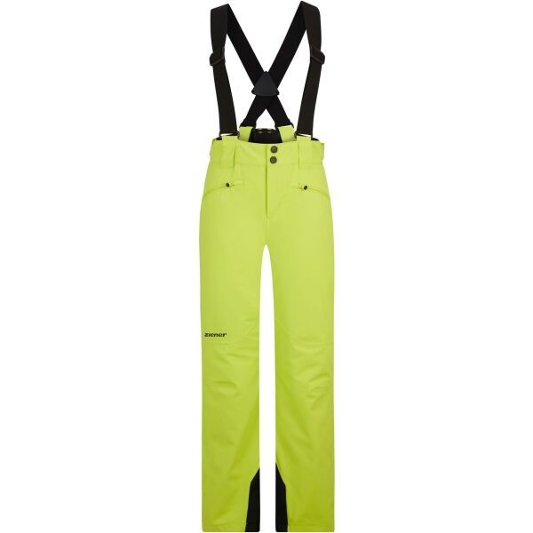 Ziener Ziener AXI Ски панталон за момчета, светлоотразителен неон, размер