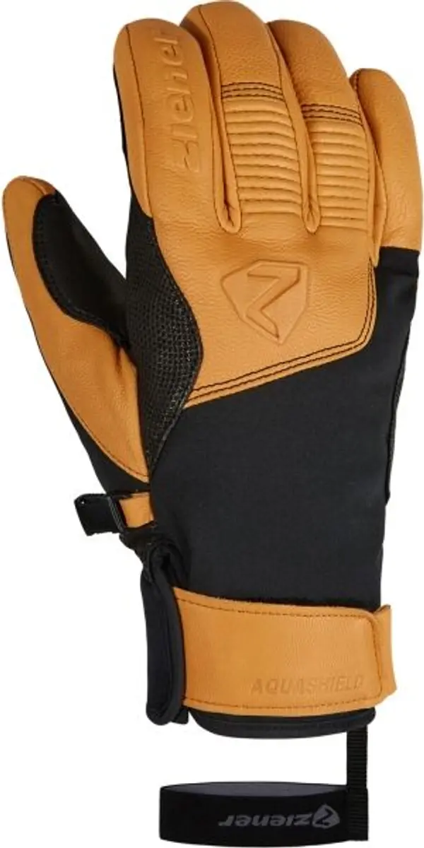 Ziener Ziener GANZENBERG AS AW Ски ръкавици, кафяво, размер