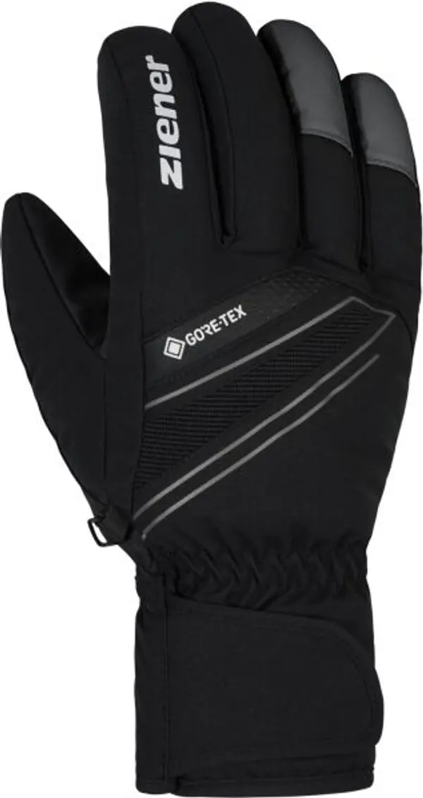 Ziener Ziener GUNAR GTX Ръкавици за ски алпинизъм, черно, размер