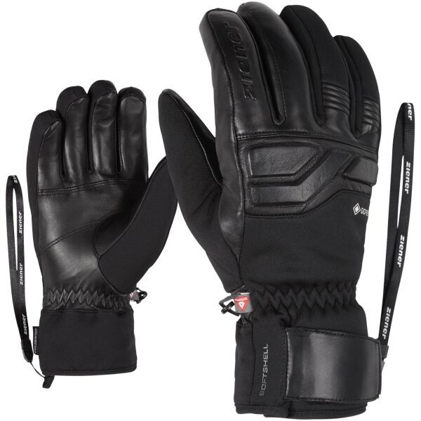 Ziener Ziener GUNAR Мъжки ски ръкавици, черно, размер