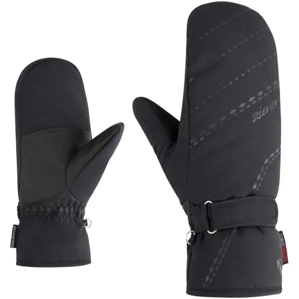 Ziener Ziener KEVI-Z PR MITTEN LADY Дамски ски ръкавици тип лапа, черно, размер
