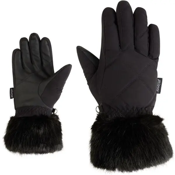 Ziener Ziener KWINZ-Z LADY Дамски ски ръкавици, черно, размер