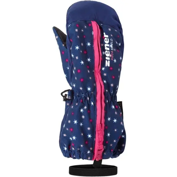 Ziener Ziener LANGELO AS KIDS Детски ски ръкавици, тъмносин, размер