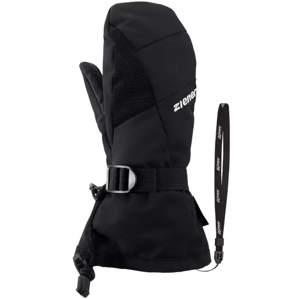 Ziener Ziener LANIC GTX + GORE PLUS WARM MITTEN JR Детски скиорски ръкавици, черно, размер