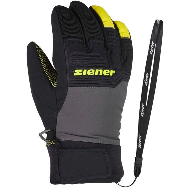 Ziener Ziener LANUS AS  PR JR Детски ски ръкавици, черно, размер