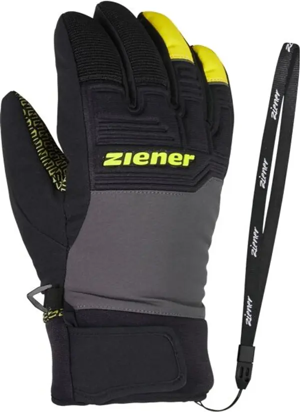 Ziener Ziener LANUS AS  PR JR Детски ски ръкавици, черно, размер