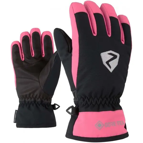 Ziener Ziener LARINO GTX JR Детски ръкавици, черно, размер