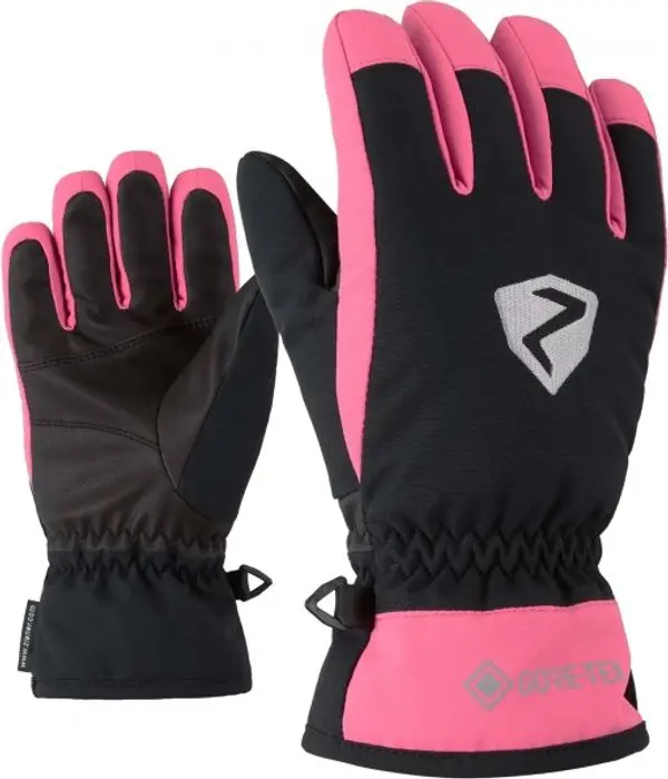 Ziener Ziener LARINO GTX JR Детски ръкавици, черно, размер