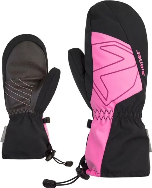 Ziener Ziener LAVALINO Детски ски ръкавици, черно, размер